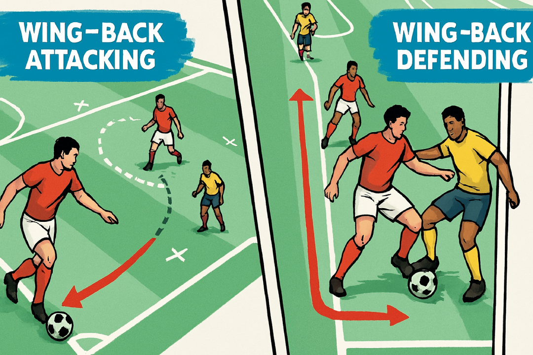 Wing-Back Tactic Drills In Football